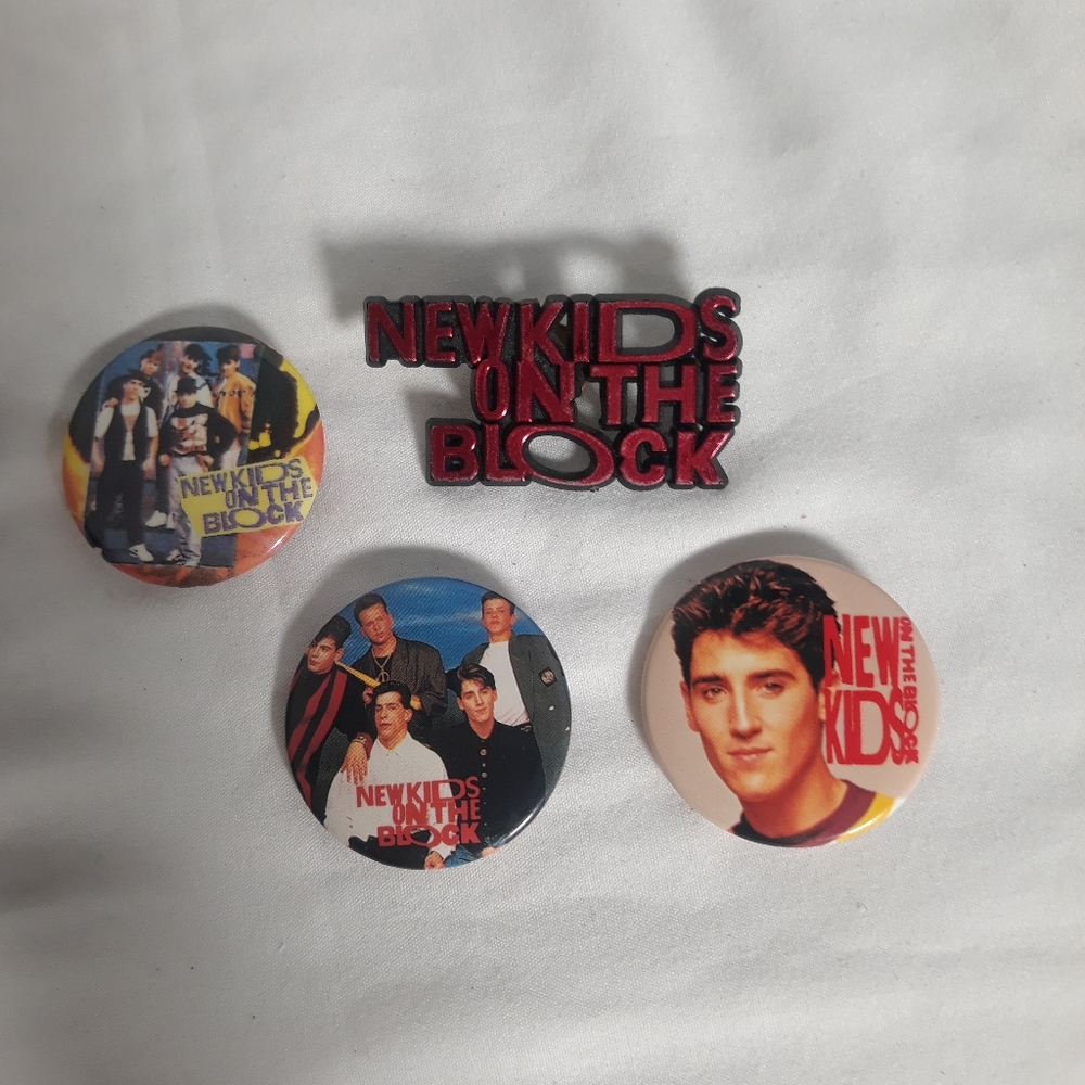 New kids on the block collectors buttons